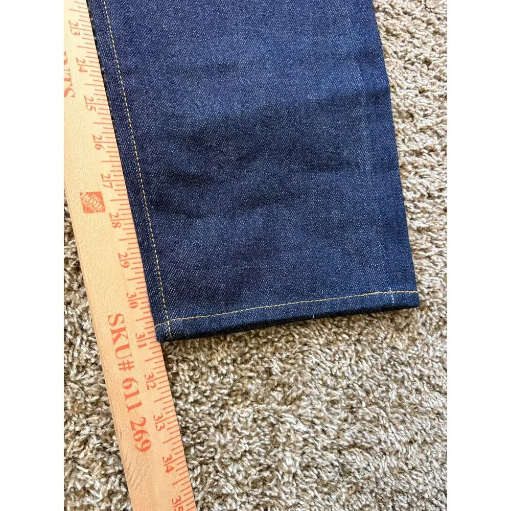 Vintage Levi's Clothing 501Z LVC XX Raw Selvedge Denim Jeans Size 31x34